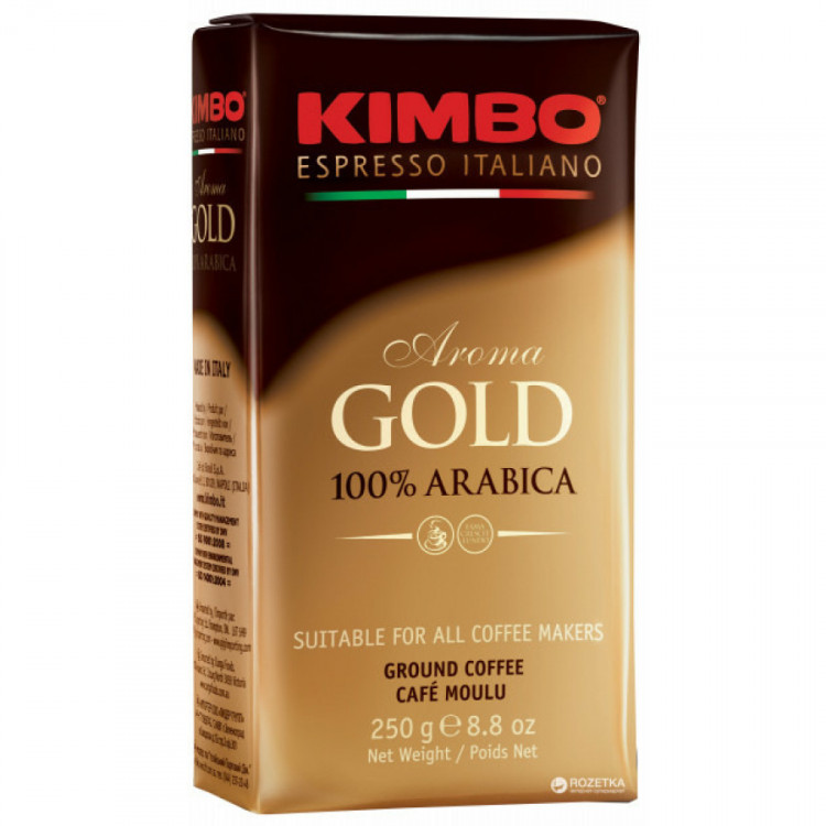 Кофе молотый Kimbo Aroma Gold 100% Arabika 250 гр