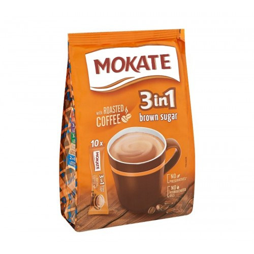 Mokate «3в1с коричневым сахаром» 17 гр*24 шт