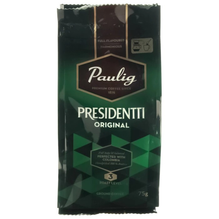 Кофе молотый Paulig Presidentti Original 75гр