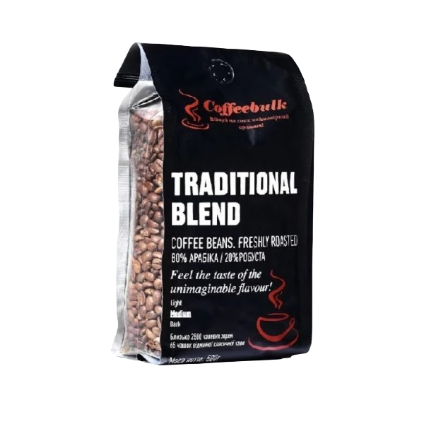 Кофе в зернах Traditional blend CoffeeBulk 500 гр