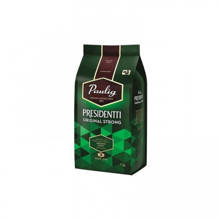 Кофе в зернах Paulig Presidentti Original Strong 1 кг продаем по лучшей ...