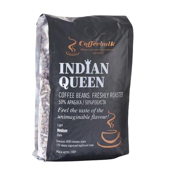 Кофе в зернах Indian Queen CoffeeBulk 1 кг