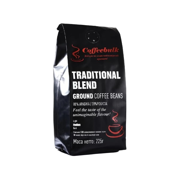 Кофе молотый Traditional blend CoffeeBulk 225 гр