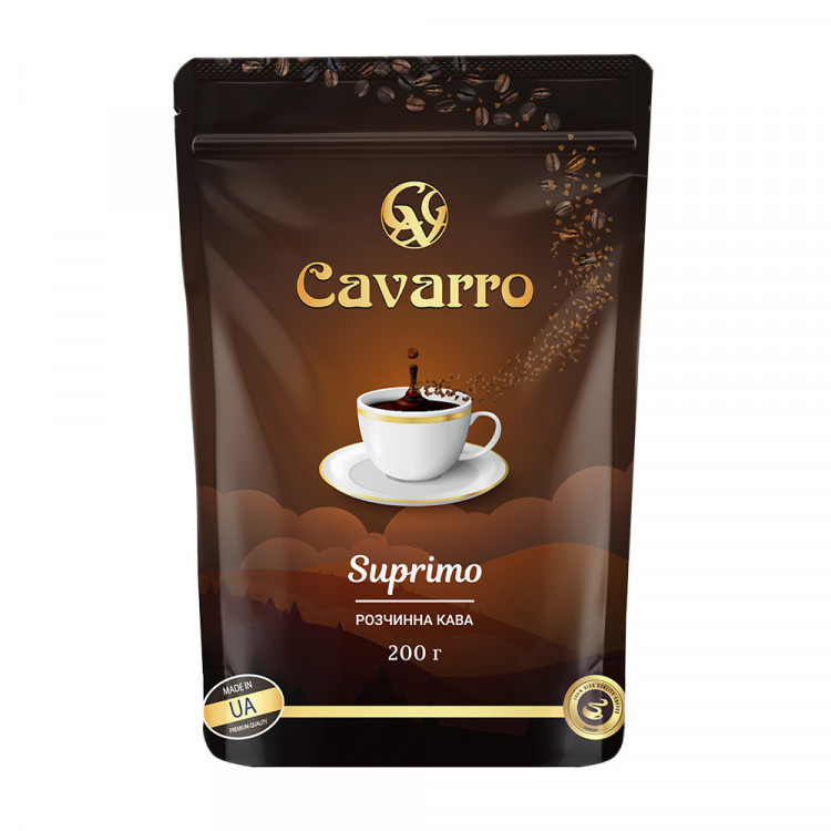 Кофе растворимый Cavarro Suprimo 200 гр