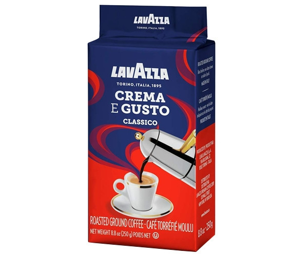 Кофе молотый Lavazza Crema e Gusto Gusto Classico 250 гр