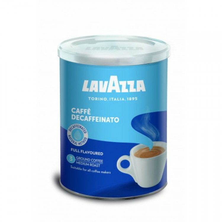 Кофе молотый Lavazza Dec ж/б 250 гр