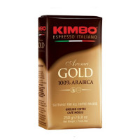 Кофе в зернах Kimbo Aroma Gold 100% Arabika 250 гр