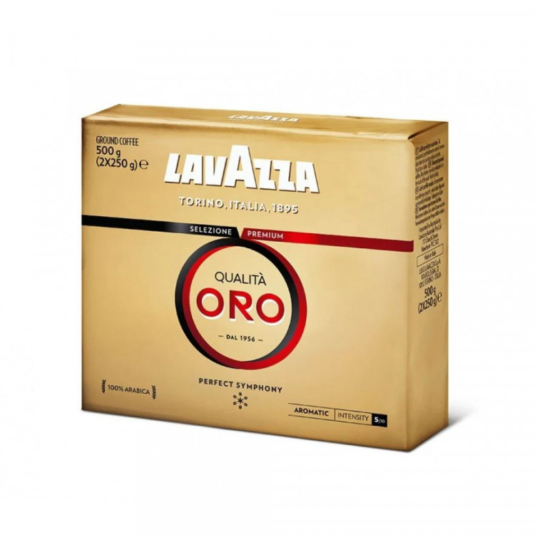 Кофе молотый Lavazza Qualita Oro 2x250 гр promo pack