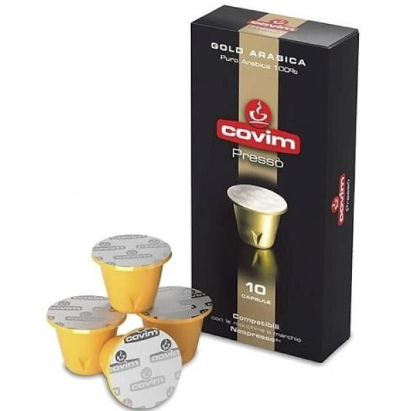 Кофе в капсулах Covim Gold Arabica капсулы Nespresso 10 шт